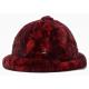 Kangol Red Snakeskin Print Faux Fur Casual Bucket Hat K4190ST